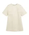 By Malene Birger Harperz Cotton-blend Mini Dress In White