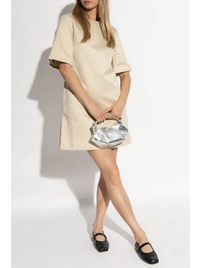 BY MALENE BIRGER HARPERZ MINI DRESS IN OYSTER