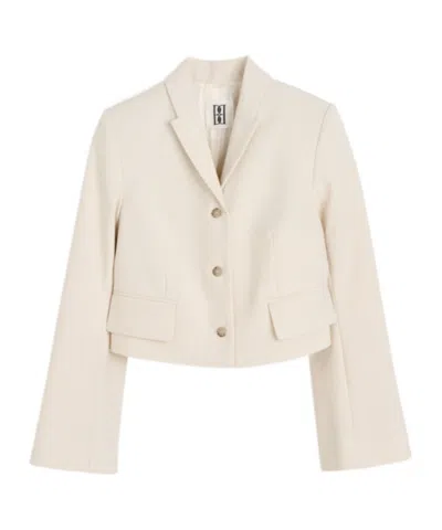By Malene Birger Harriet Tailoring Single-breasted Blazer In White