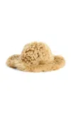 By Malene Birger Hedda Lamb Fur Hat In Neutral