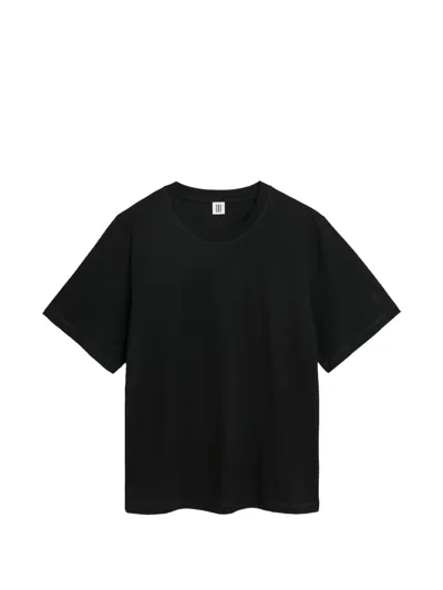 By Malene Birger Hedil Logo-embroidered T-shirt In Black