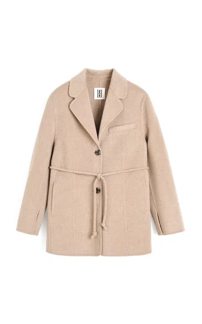 By Malene Birger Hellen Wool Blazer In Neutral