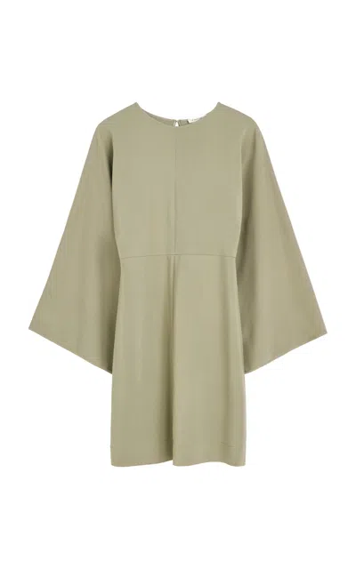 By Malene Birger Hello Bell-sleeved Mini Dress In Black