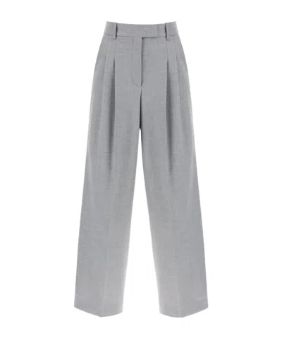 By Malene Birger High-waist Wide-leg Trousers