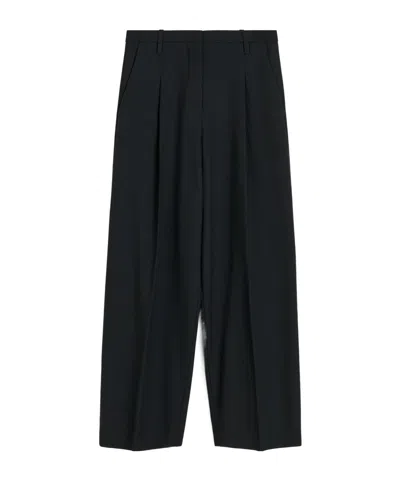 BY MALENE BIRGER HIGH-WAISTED WIDE-LEG CASUAL PANTS