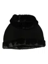 By Malene Birger Hooded Fur-trimmed Cape In Black