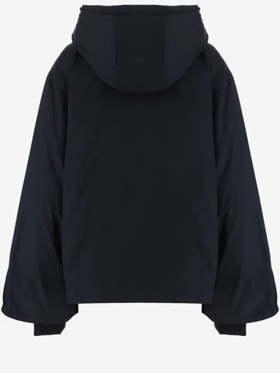 By Malene Birger Hooded Recycled Cotton Jacket In Black