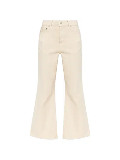 By Malene Birger Houston Flared Denim Jeans In Gray