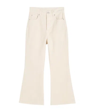 By Malene Birger Houston Flared Denim Jeans In White