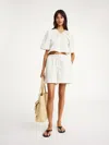 By Malene Birger Ifeion Organic Cotton Shorts In Mini Flower Print