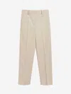 By Malene Birger Igda Crepe Straight-leg Pants In Beige