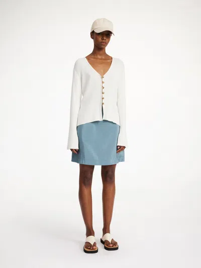 By Malene Birger Isabele Mini Skirt In Cool Water