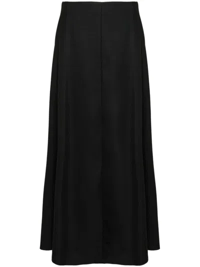 By Malene Birger Isoldas Twill Maxi Skirt In Black