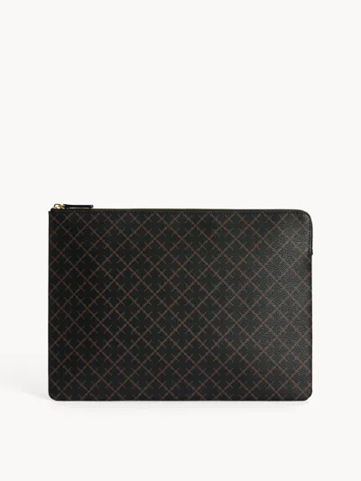 By Malene Birger Ivy Laptop Case In Dark Chokolate
