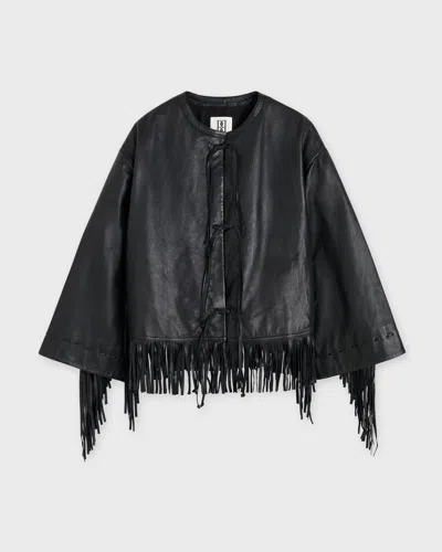 By Malene Birger Jacka Zoena Leather Svart