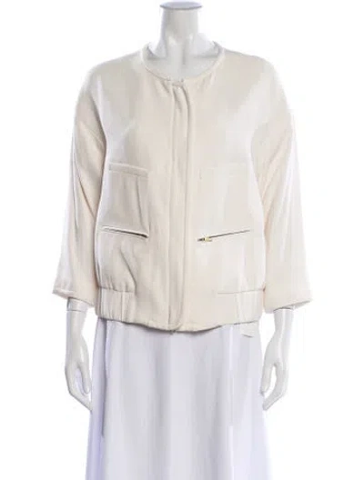 Pre-owned By Malene Birger Jacket In White
