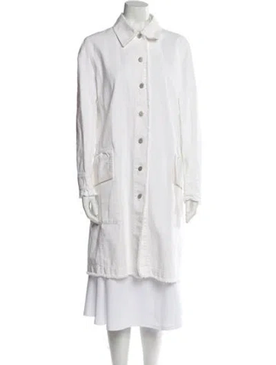 Pre-owned By Malene Birger Jacket In White