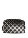 By Malene Birger Jacquard Print Make Up Bag In Black