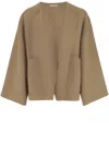 By Malene Birger Jacquie Wool Jacket In Brown