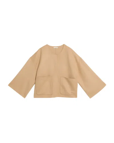 By Malene Birger Jacquie Wool Jacket In Nude