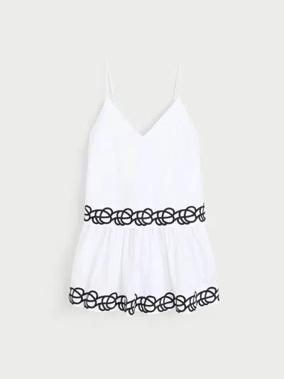 By Malene Birger Jeanne Organic Cotton Mini Dress In White