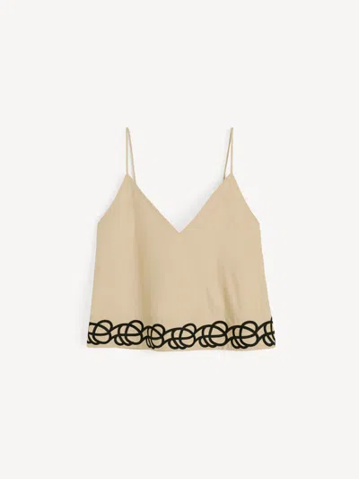 By Malene Birger Jennie Organic Cotton Top In Brown