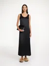 By Malene Birger Wick Slit-detailed Midi Skirt In Black