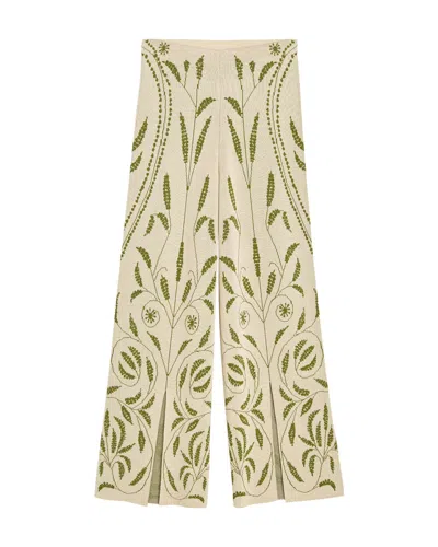 By Malene Birger Jorith Wide-leg Trouser In Green