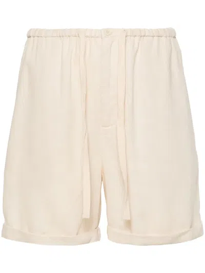 BY MALENE BIRGER JOSEA SLUB-TEXTURE SHORTS
