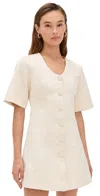 By Malene Birger Josephine Button-front Mini Dress