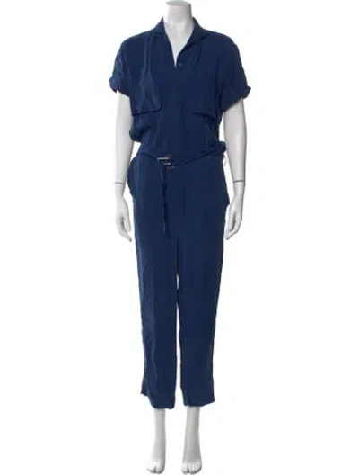 Pre-owned By Malene Birger Jumpsuit In Blue
