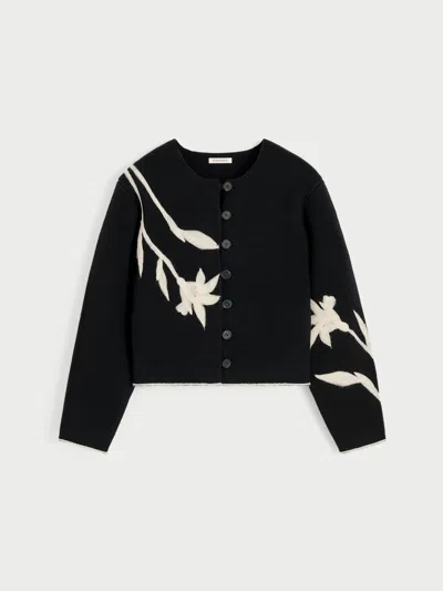 By Malene Birger Kallea Wool Cardigan In Black