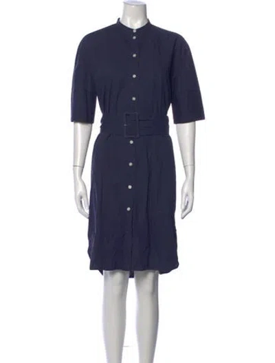 Pre-owned By Malene Birger Knee-length Dress In Blue
