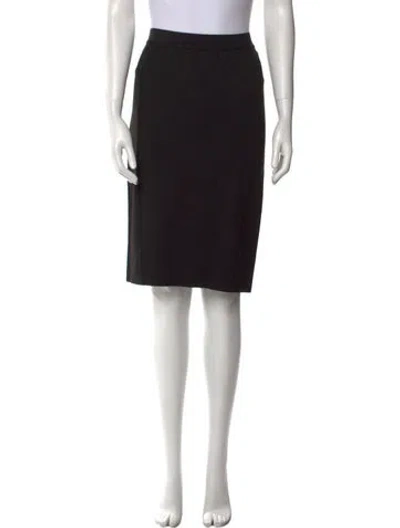 Pre-owned By Malene Birger Knee-length Skirt In Black
