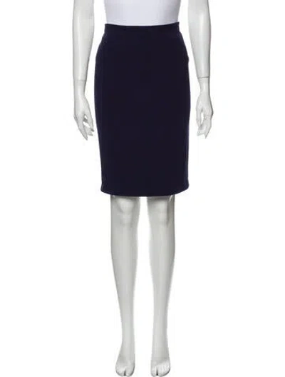 Pre-owned By Malene Birger Knee-length Skirt In Blue