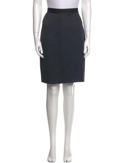 Pre-owned By Malene Birger Knee-length Skirt In Gray