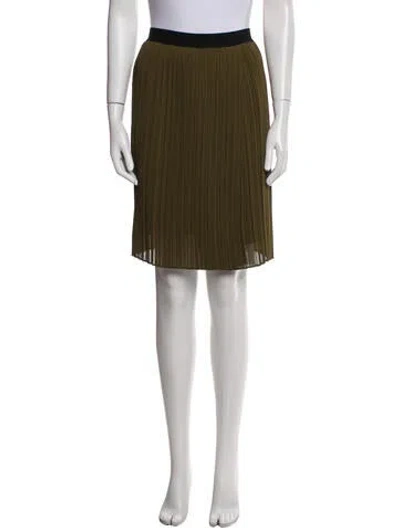 Pre-owned By Malene Birger Knee-length Skirt In Green