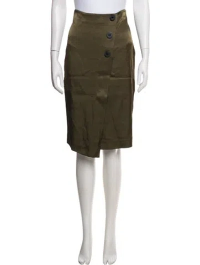 Pre-owned By Malene Birger Knee-length Skirt In Green