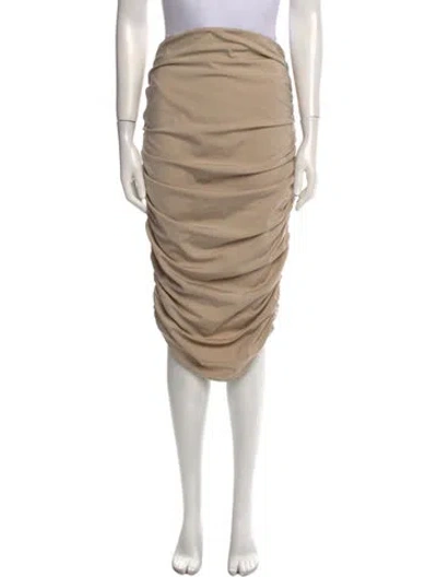 Pre-owned By Malene Birger Knee-length Skirt In Neutral