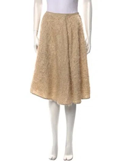 Pre-owned By Malene Birger Knee-length Skirt In Neutral