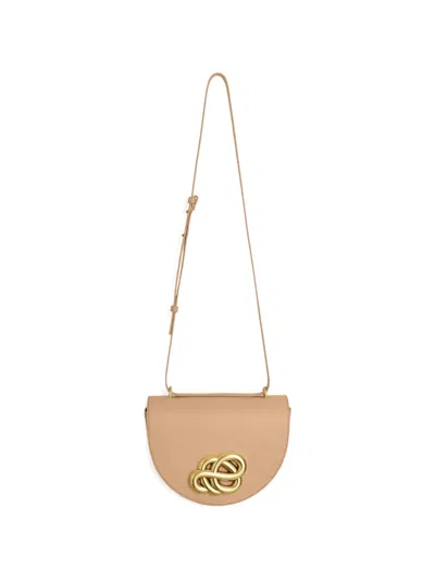 By Malene Birger Knot-detail Crossbody Bag In Neutral