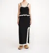 By Malene Birger Kylee Embroidered Flaretop In Black
