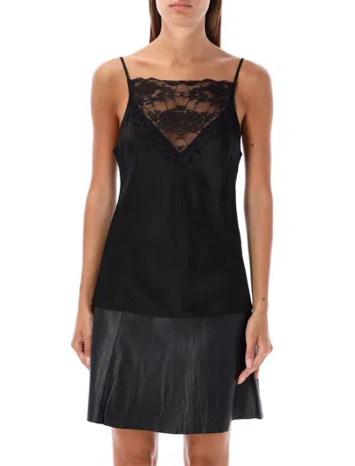 By Malene Birger Lace Top Leeba In Black