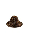 By Malene Birger Lailo Lamb Leather Hat In Brown