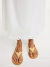 By Malene Birger Lalla Leather Sandals In Tan