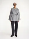 By Malene Birger Lalou Wool Blazer In Grey Melange
