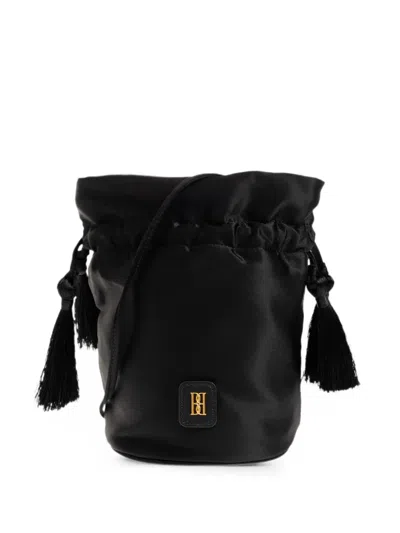 By Malene Birger Landinna Tassel-detail Bucket Bag In Black