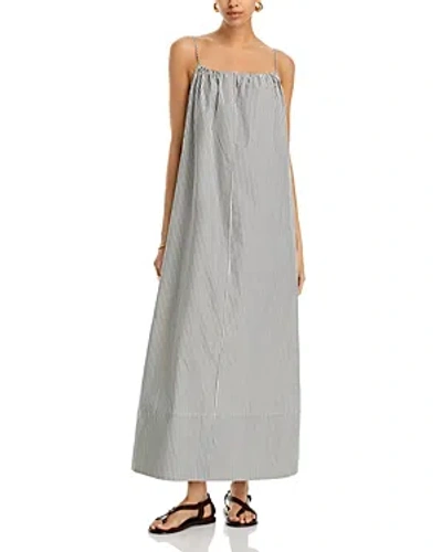 By Malene Birger Lanney Striped Maxi Dress In Gray