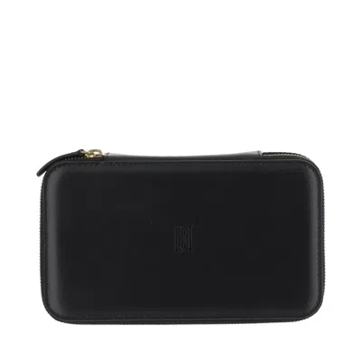 By Malene Birger Leather Blend Beauty Case Bag With Logo