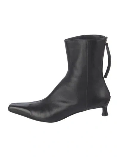 Pre-owned By Malene Birger Leather Boots In Black